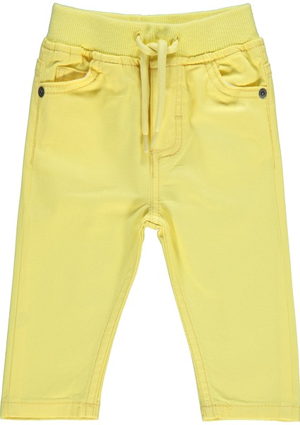 Erkek Bebek Pantolon 6-18 Ay Sarı