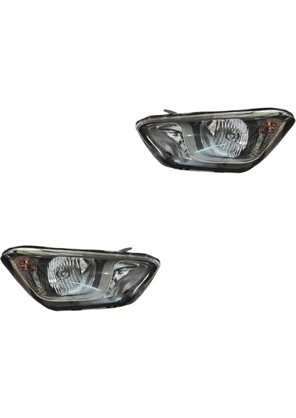 Ns Hyundai I20 Sağ-Sol Takım Far Lambası Motorlu 2012-2014