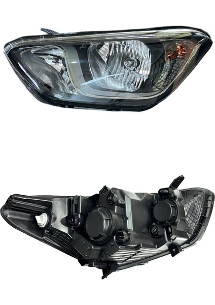 Ns Hyundai I20 Sağ-Sol Takım Far Lambası Motorlu 2012-2014