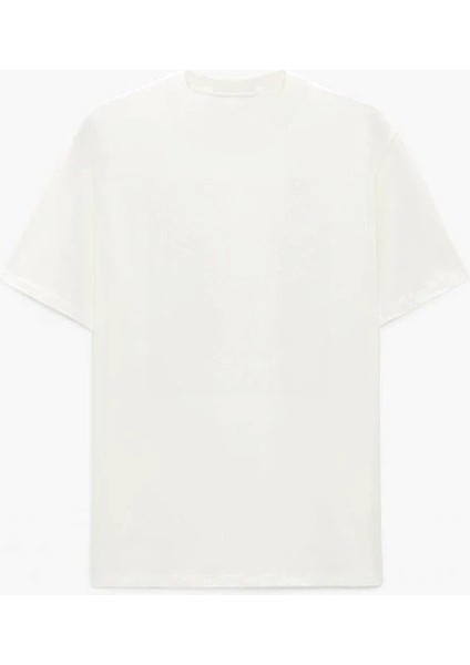 Bisiklet Yaka Club Petanque Baskılı Oversize Erkek T-Shirt