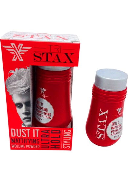 Tri Stax Wax Ultra Hold Pudra Kırmızı Kutu Saç Şekillendirici 20GR (4390)