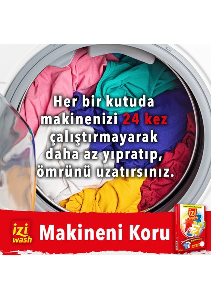 Doğal Renk Koruyucu Mendil, Doğal Renk Ayırıcı Mendil Çamaşır Makinesi için, Yerli Üretim, 72 Adet