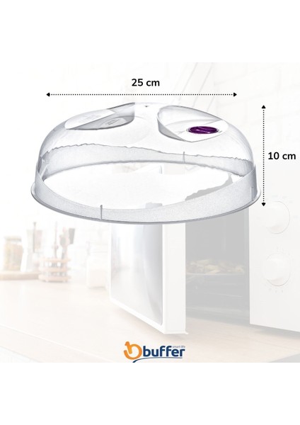Mikrodalga Fırın Koruyucu Sızdırmaz Gıda Koruyucu Dayanıklı Yiyecek Isıtma Kapağı (4390)