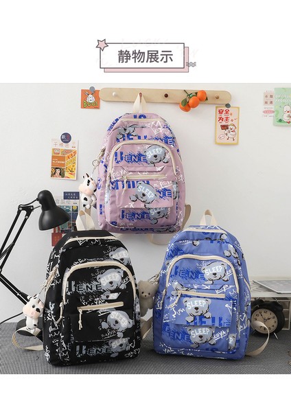 Öğrenci Okul Çantası 2022 Kore Yeni Büyük Kapasiteli Grafiti Gelgit Serin Rahat Sırt Çantası (Yurt Dışından) fiyatları