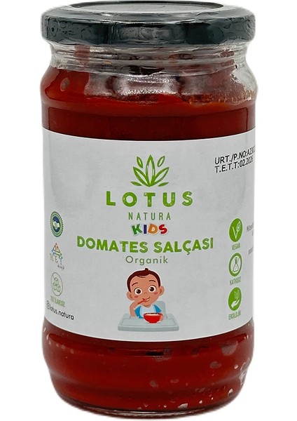 Lotus Natura  Bebek Tuzsuz Domates Salçası 310 gr +12 Ay