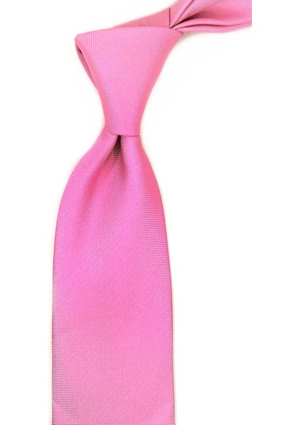 Pembe Nokta Desen Mendilli Klasik Kravat KK12066