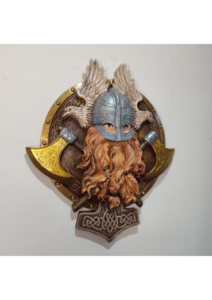 Viking Polyester Duvar Dekoru