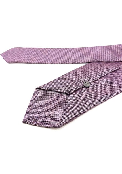 Pembe Kum Desen Mendilli Klasik Kravat KK12347