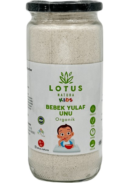 Lotus Natura  Bebek Tam Yulaf Unu 300 gr +6 Ay