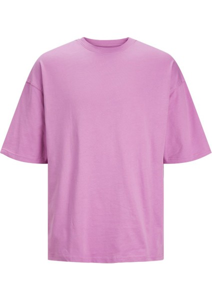 Jorgrand Oversıze Tee Ss Bordo Erkek Kısa Kol T-Shirt