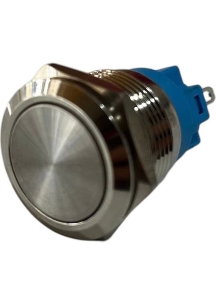 Metal Kalıcı Buton (Aç ve Kapat) 19MM (1no+1nc)