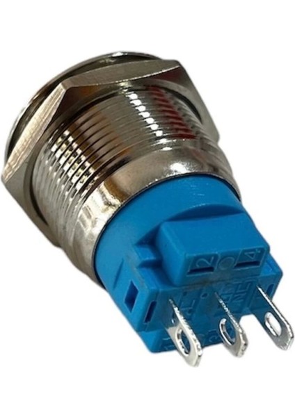 Metal Kalıcı Buton (Aç ve Kapat) 19MM (1no+1nc) indirimleri