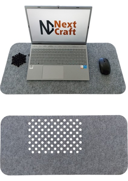 Çalışma Masası Düzenleyici Keçe Bilgisayar Mouse Pedi Masa Üstü Düzenleyici Mat 70X32 cm