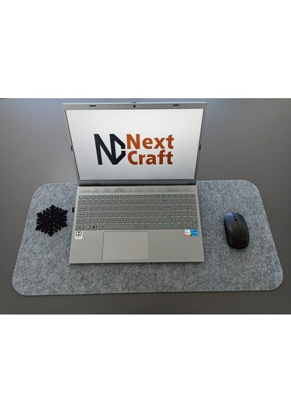 Çalışma Masası Düzenleyici Keçe Bilgisayar Mouse Pedi Masa Üstü Düzenleyici Mat 70X32 cm