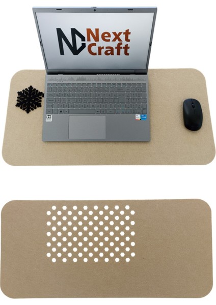 Çalışma Masası Düzenleyici Keçe Bilgisayar Mouse Pedi Masa Üstü Düzenleyici Mat 70X32 cm