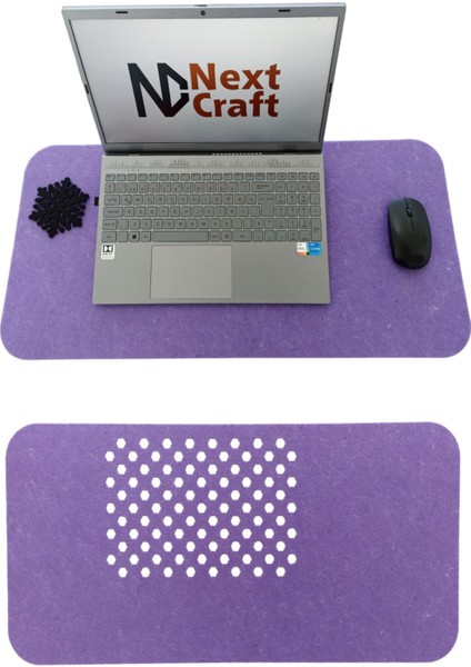 Çalışma Masası Düzenleyici Keçe Bilgisayar Mouse Pedi Masa Üstü Düzenleyici Mat 70X32 cm