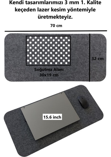 Çalışma Masası Düzenleyici Keçe Bilgisayar Mouse Pedi Masa Üstü Düzenleyici Mat 70X32 cm modelleri