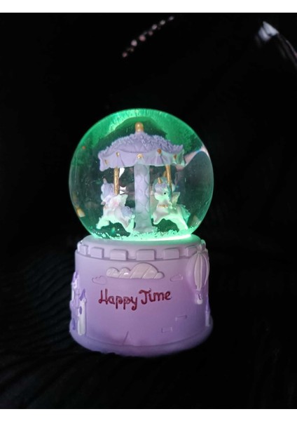 Unıcorn Atlı Karınca Orta Boy Kar Si Mor