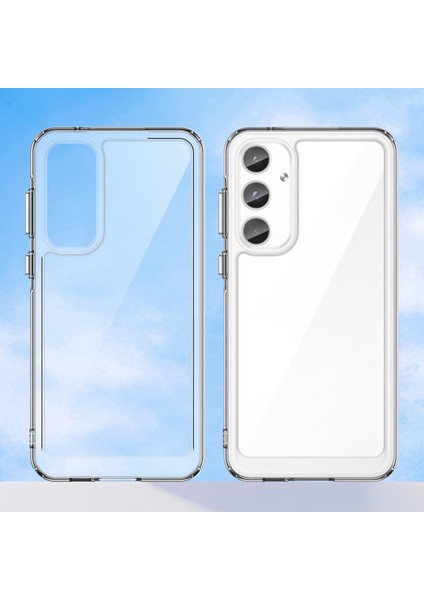 Samsung Galaxy A55 Için Şeffaf Pc Arka Tpu Tampon Telefon Kılıfı - Clear (Yurt Dışından) fiyatları