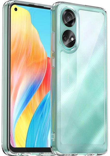 Oppo A78 4g Için Şeffaf Pc Arka Tpu Tampon Telefon Kılıfı - Clear (Yurt Dışından)