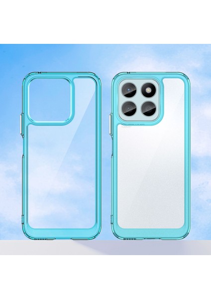 Honor X8B Için Şeffaf Pc Arka Tpu Tampon Telefon Kılıfı - Turkuvaz (Yurt Dışından) modelleri