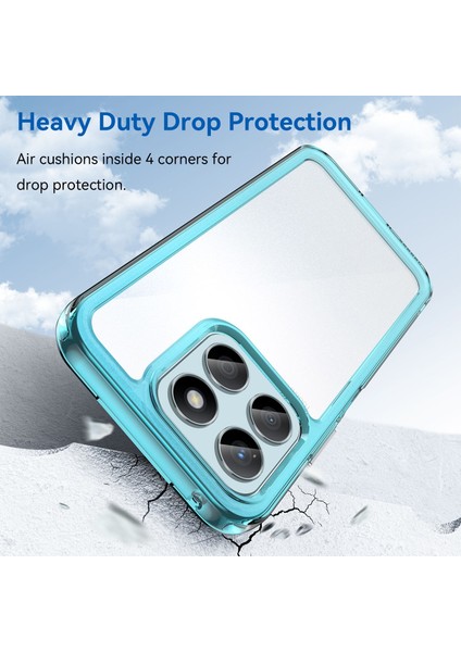 Honor X8B Için Şeffaf Pc Arka Tpu Tampon Telefon Kılıfı - Turkuvaz (Yurt Dışından) indirimleri