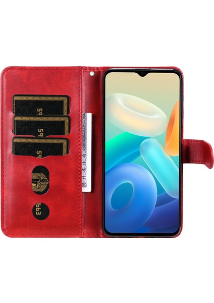 Vıvo Y55S Moda Fermuar Çevirme Deri Telefon Kılıfı Kart Tutuculu Manyetik Cüzdan Telefon Kılıfı (Yurt Dışından) fiyatları