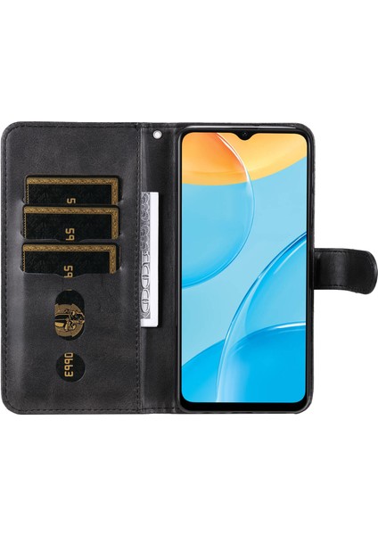 Oppo A16K Moda Fermuar Çevirme Deri Telefon Kılıfı Kart Tutuculu Manyetik Cüzdan Telefon Kılıfı (Yurt Dışından) fırsatları