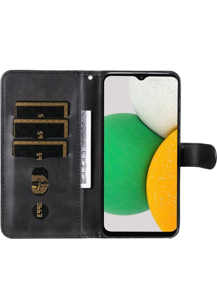 Samsung Galaxy A03 Core Moda Fermuar Çevirme Deri Telefon Kılıfı Kart Tutuculu Manyetik Cüzdan Telefon Kılıfı (Yurt Dışından) fırsatları
