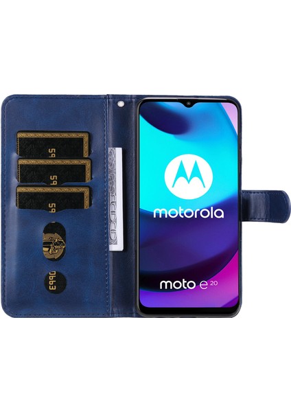 Motorola E20/E30/E40 Moda Fermuar Çevirme Deri Telefon Kılıfı Kart Tutuculu Manyetik Cüzdan Telefon Kılıfı (Yurt Dışından) fırsatları