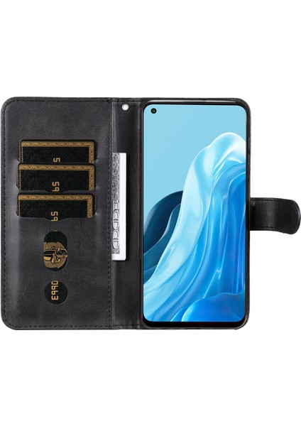 Oppo Reno 7 5g Moda Fermuar Çevirme Deri Telefon Kılıfı Kart Tutuculu Manyetik Cüzdan Telefon Kılıfı (Yurt Dışından) fırsatları