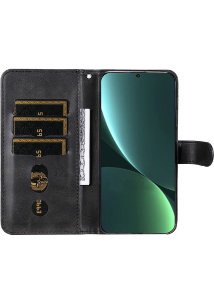 Xiaomi 13 Moda Fermuar Çevirme Deri Telefon Kılıfı Kart Tutuculu Manyetik Cüzdan Telefon Kılıfı (Yurt Dışından) indirimleri