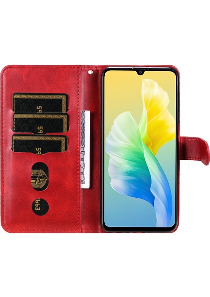 Vıvo Y75 4g Moda Fermuar Çevirme Deri Telefon Kılıfı Kart Tutuculu Manyetik Cüzdan Telefon Kılıfı (Yurt Dışından) fırsatları