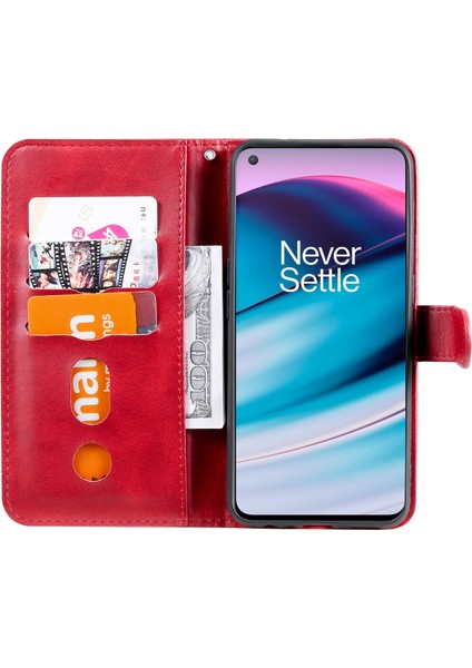 Oneplus Nord Ce 5g Moda Fermuar Çevirme Deri Telefon Kılıfı Kart Tutuculu Manyetik Cüzdan Telefon Kılıfı (Yurt Dışından) fırsatları