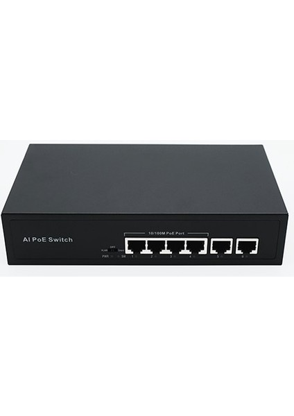 PS6M-42EE 4 Port Poe + 2 Port Uplink Switch 55W