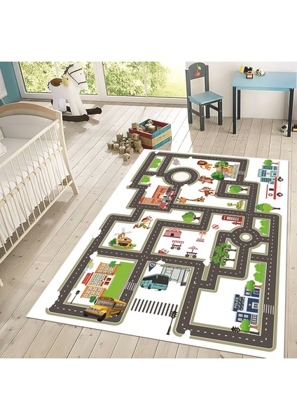 Dijital Baskılı Kaymaz Taban Yıkanabilir Çocuk Odası Oyun Halısı, V-Çocuk-20-Renkli, fiyatları