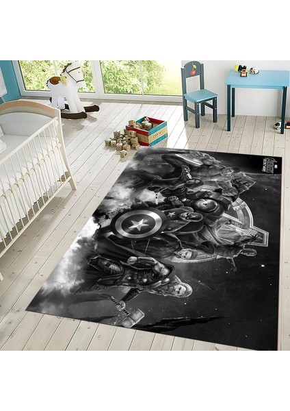 Dijital Baskılı Kaymaz Taban Yıkanabilir Çocuk Odası Oyun Halısı, V-Çocuk-39-Gri, fiyatları