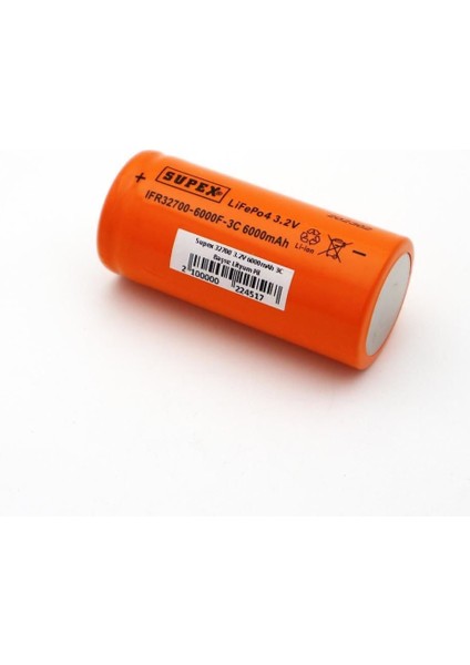 32700 3.7 Volt 6000MA 3c Pil Düz Kafa