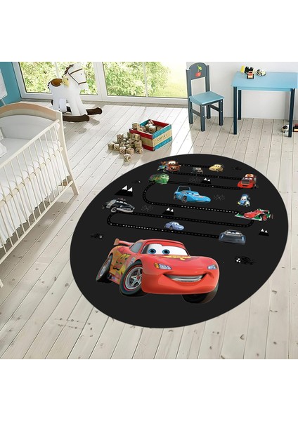 Dijital Baskılı Kaymaz Taban Yıkanabilir Yuvarlak Çocuk Odası Oyun Halısı, V-Y-Çocuk-03-Antrasit, fiyatları