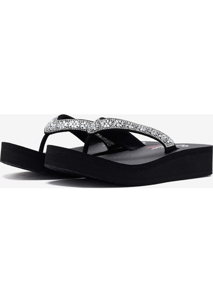 Vinyasa - Wild Daisies Kadın Siyah Sandalet 119638 Blk