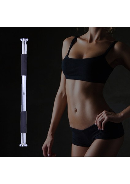 Tekno Trust Duvara Monte Koridor Kapı Barfiksi Barfix Aleti Çubuğu Çekme Barı Demiri Bar Gri 80 - 100 cm