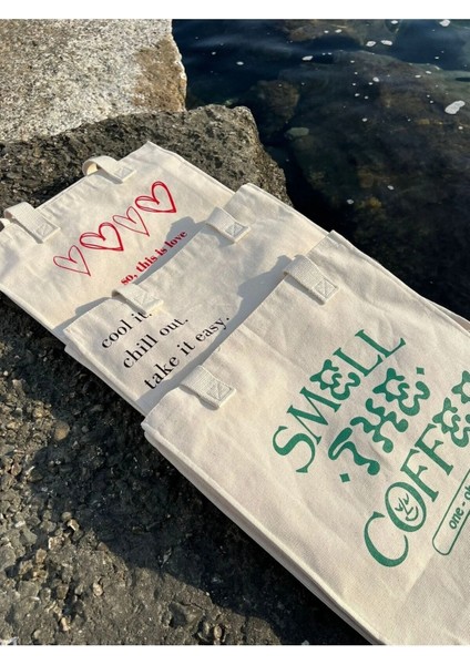 Cloth 10.01 Coffe Tote Bag (Baskılı Körüklü Bez Çanta) indirimleri
