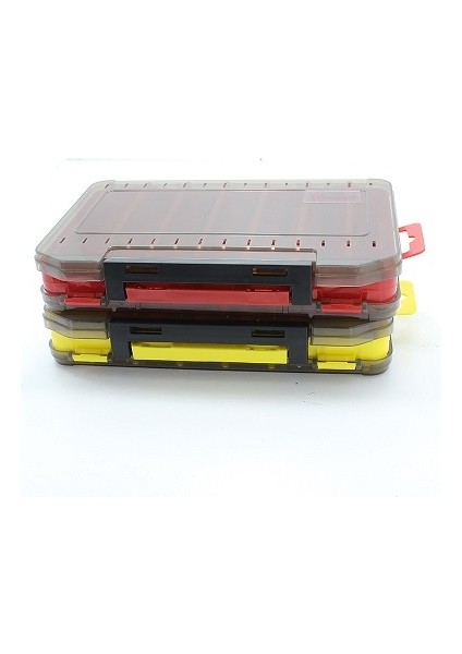 7224 Sarı Sahte Balık Kutusu 14 Gözlü 19X11X3.5CM fırsatları
