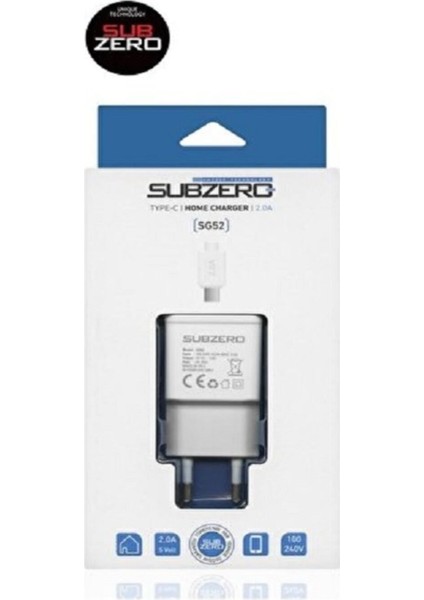 SG52 2.0A Type-C Adaptör + Kablo Set