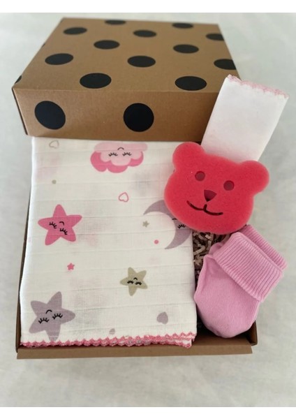 Hoşgeldin Bebek / Yenidoğan Kız Bebek Hediye Seti / Hediye Kutusu