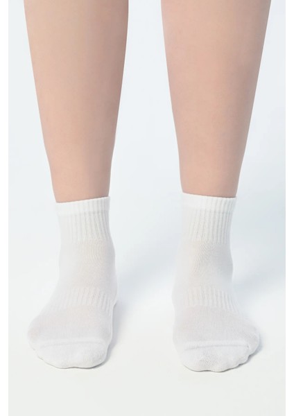 Cloth 10.01 3'lü Paket Pamuklu Kısa Spor Çorap (Tenis Çorabı)