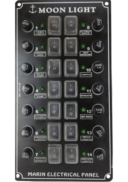 Moonlıght Panel Çiftli 14'lü
