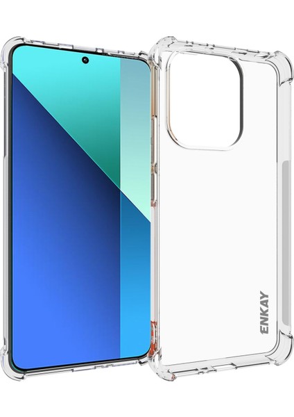Xiaomi Redmi Note 13 4g Şeffaf Kılıf Kalınlaşmış Köşeler Kaymaz Tpu Cep Telefonu Kapağı Için (Yurt Dışından)