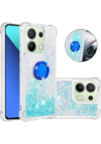 Xiaomi Redmi Note 13 4g Kickstand Kapak-Mavi/pentagram Için Tpu Telefon Kılıfı (Yurt Dışından)
