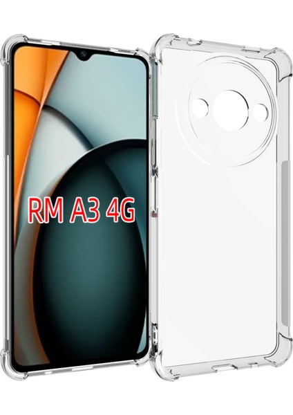 Xiaomi Redmi A3 Şeffaf Kılıf Hava Yastığı Telefon Koruyucu Yumuşak Tpu Telefon Kapağı Için (Yurt Dışından)
